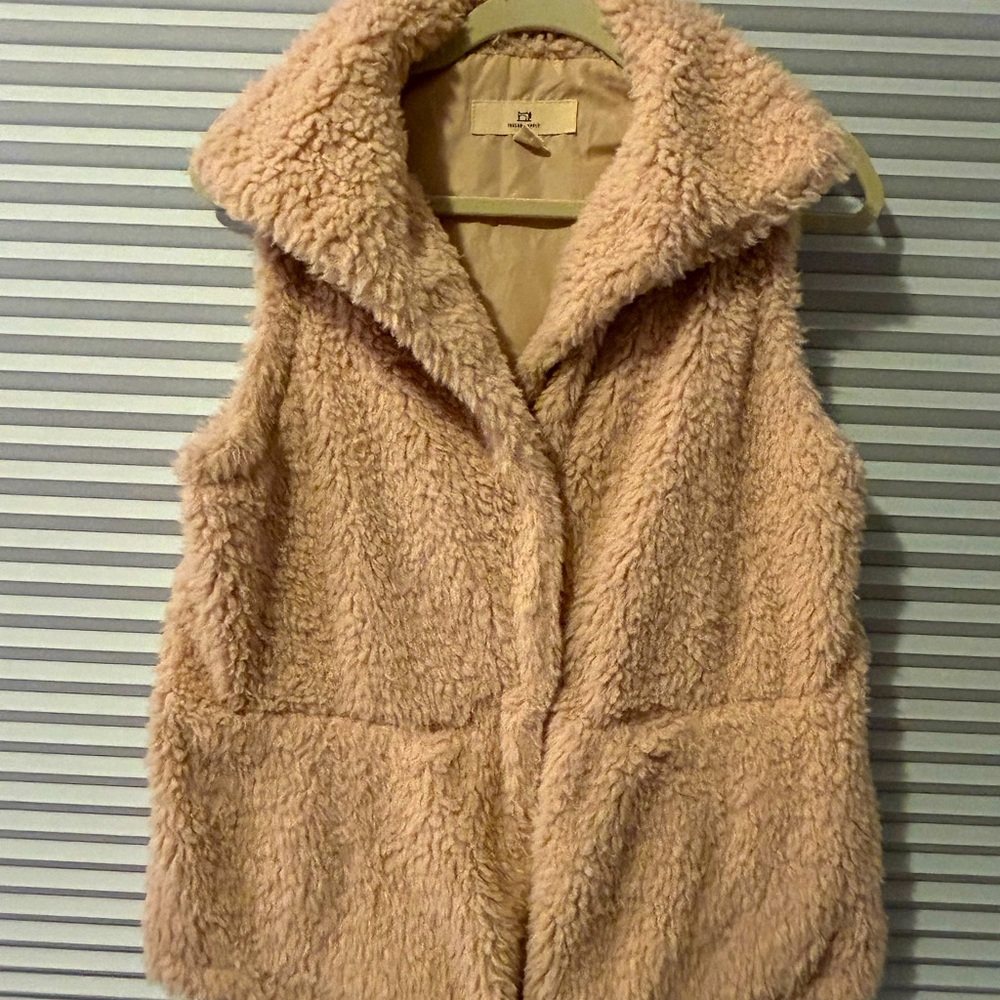 Tan Thread & Supply Fuzzy Vest